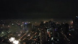 2017 New Years Fireworks in Manila Philippines  MUST SEE [upl. by Mac19]