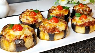 Non friggere le melanzane 😍Le 2 ricette di MELANZANE ripiene più deliziose che potete fare [upl. by Eirb]