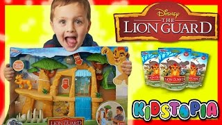 Landons Toy Review Disneys The Lion Guard Playset and The Lion Guard Blind bags [upl. by Nohtanoj991]