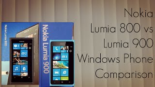 Nokia Lumia 800 vs Nokia Lumia 900 Windows Phone Comparison  PhoneRadar [upl. by Arted]