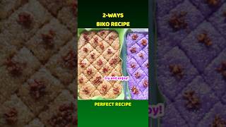 biko recipe  biko recipe 1 kilo malagkit  2ways to cook your favorite yummy BIKO shorts [upl. by Idelson]