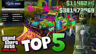 Top 5 Best Money Glitches in GTA Online 2024  Get Rich Fast [upl. by Adekram313]