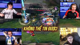 TỔNG HỢP PHẢN ỨNG CÁC STREAMER TRƯỚC MÀN LẬT GIAO TRANH KINH DỊ CỦA T1 TRƯỚC BLG VÀ VÔ ĐỊCH NEIT TV [upl. by Hardigg]