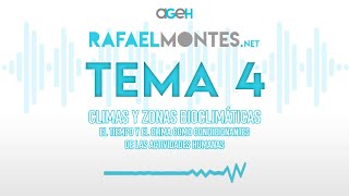 🎧 Tema 04 Climas y zonas bioclimáticas El tiempo y el clima En audio  narrado por Rafael Montes [upl. by Nnailuj722]