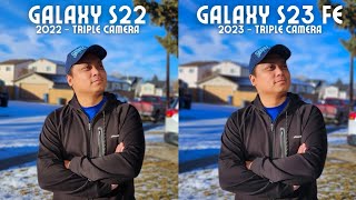 Galaxy S22 vs Galaxy S23 FE camera comparison The Ultimate Camera Test [upl. by Buerger]