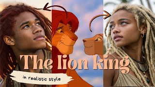 The Lion King Characters in realistic style [upl. by Melisande700]