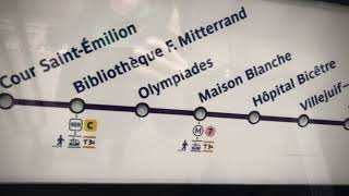 Plan de la ligne 14 avec les nouvelles stations [upl. by Ymorej521]