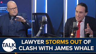 Illegal Migrants Are Criminals  Lawyer STORMS OUT Of Interview With James Whale [upl. by Assirolc]