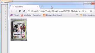 XHTML and CSS Tutorial  10  Resizing Images [upl. by Sheff781]