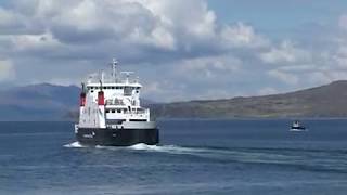 Ferry Over The Sea To Armadale Isle Of Skye Inner Hebrides Scotland [upl. by Nedmac642]