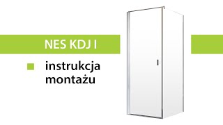 Montaż kabiny prysznicowej  Radaway Nes KDJ I [upl. by Beka377]