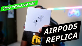 AIRPODS PRO 2da Generacion REPLICA EXACTA y FUNCIONA CON iOS16  UNBOXING Y PRIMERAS IMPRESIONES [upl. by Charita]