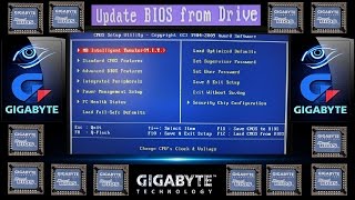 UPDATE FLASH GIGABYTE MOTHERBOARD LATEST BETA BIOS MANNUALY GAP35DS3 QFLASH [upl. by Naitsihc]