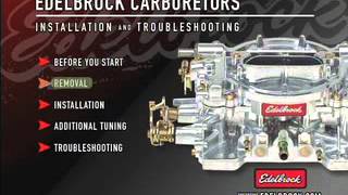 Edelbrock Carburetor Installation and Adjustments [upl. by Grover]