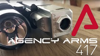 Agency Arms 417 Review Eliminate GLOCK Recoil [upl. by Nnagem312]