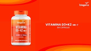 Vitamina D3K2  Biogens [upl. by Aratihc292]