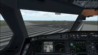 A340 600 takeoff and landing COCKPIT VIEW [upl. by Kathryne]