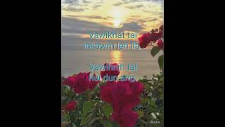 Jenny Zathang  Vawikhat tal karaoke with Lyrics [upl. by Fawn]