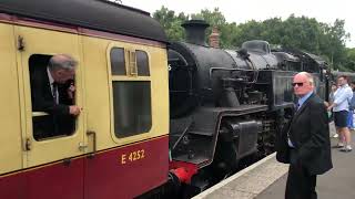 80136 arriving at Grosmont on the NYMR 2024 [upl. by Adore]