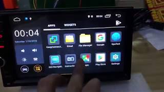 Универсальная автомагнитола Hizpo на android с Aliexpress Видео Aliexpress [upl. by Pages526]