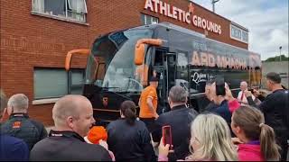 Armagh Team Leave Athletic Grounds Before AllIreland Final [upl. by Foushee]