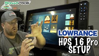 Get the MOST out of your LOWRANCE HDS 16 Pro Key Settings [upl. by Raynard]