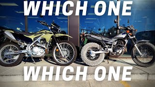 Yamaha TW200 vs Kawasaki KLX 230S ABS  Which would you choose [upl. by Longfellow]