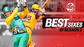 GT20 Canada Season 3 Explosive Hitting  A compilation of Epic JawDropping Sixes 💪 [upl. by Aiekan]