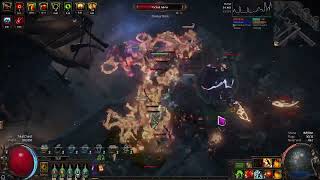 poe molten strike zenith chaos 325 simulacrum [upl. by Esilehs998]