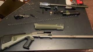 How To DisassembleTake Apart OilLube And Reassemble Beretta 1301 Tactical Mod 2 Shotgun howto [upl. by Phaih]