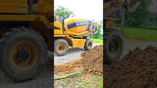 Ajax Mixer shorts video 💯😭👀 ajax jcb tractor jcbbuldozer [upl. by Neelram747]