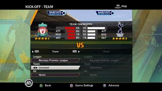 FIFA 11 PS2 Gameplay  Liverpool vs Spurs [upl. by Hoang854]