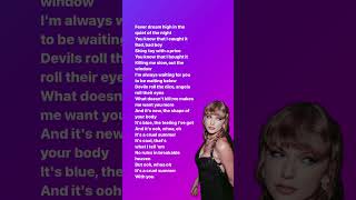 Taylor Swift  Cruel Summer Lyrics taylorswift short shorts cruelsummerlyrics [upl. by Cooke811]