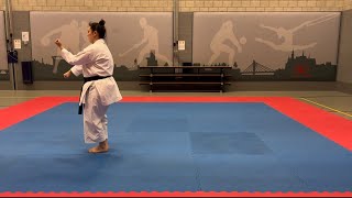 Heian Sandan  heian kata tutorial for the green belt Shotokan karate [upl. by Goer]