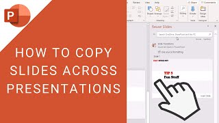 How to Copy Slides to Another Presentation  Best Method [upl. by Ayifa]