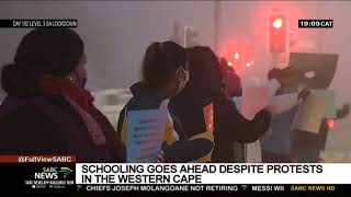 Reopening of Schools  Schooling goes ahead despite protests in the Western Cape [upl. by Waynant492]