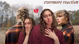 is evermore the better sister album  evermore reaction [upl. by Larret330]