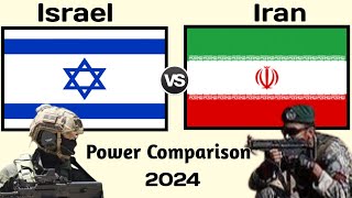 Israel vs Iran military power 2024  Iran vs Israel military power 2024  world military power [upl. by Miltie254]