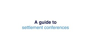 A guide to settlement conferences  WorkCover Queensland [upl. by Theodor]