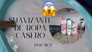 Cómo hacer suavizante casero económico 😱 [upl. by Aciruam]