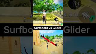 SURFBOARD VS GLIDER 👑 ULTIMATE BETTLE 🥵 freefire shorts [upl. by Geoffry]