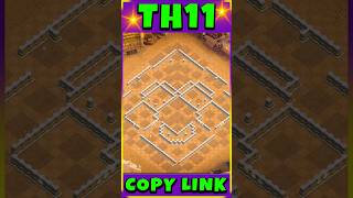 NEW TH11 BASE WITH LINKTOP 10 BASES Clash of clans clashofclans coc supercell [upl. by Belak]