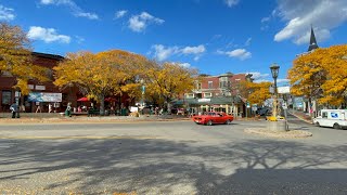 Walking in Downtown Amesbury Massachusetts with Beautiful Waterfalls [upl. by Raleigh]