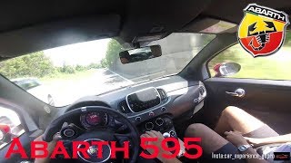 New Abarth 595 Pista 180HP POV amp POP BANG [upl. by Alithea]