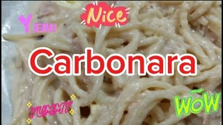 CARBONARA TUNAextrasarapist [upl. by Aidne]