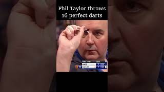 16 perfect darts by Phil Taylor [upl. by Amena229]