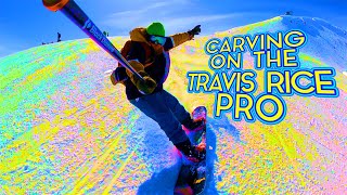 Sunny Day Carving on The Lib Tech Travis Rice Pro [upl. by Jewel226]