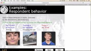 SERP 502 Operant Behavior and Respondent Behavior [upl. by Azyl861]