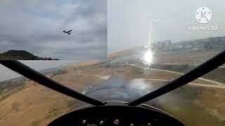 208RC 비행기 Zlin Savage Bobber Pilots View 즐린 세베지 보버의 항공촬영영상 [upl. by Elicec]