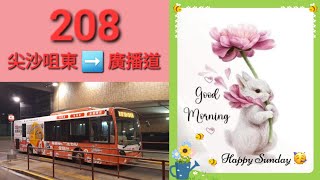 Hong Kong Bus KMB AAS1  208 九龍巴士 Alexander Dennis Enviro200 尖沙咀東 廣播道 [upl. by Ezri]